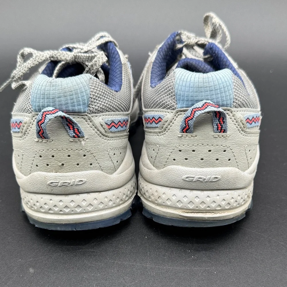 Saucony Women's Light Gray and Blue Trail Grid Excursion TR12 Casual Trainers